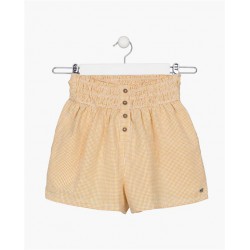 SHORT VICHY AMARILLO