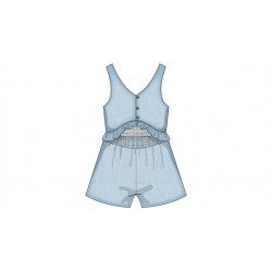 MONO CHICA VOLANTES DENIM