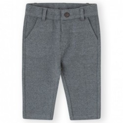 PANTALON BEBE CHINO PUNTO GRIS