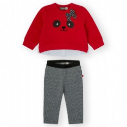 CONJUNTO BEBE PANDA & PATA...