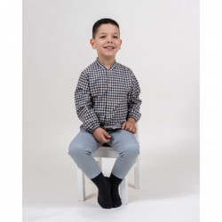 CAMISA CUADROS NIÑO & PANTALON