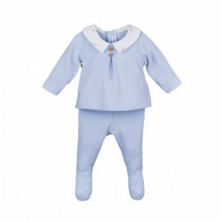 CONJUNTO BEBE POLAINA AZUL