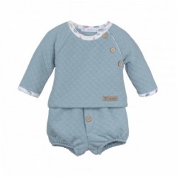 CONJUNTO BEBE POLOLO AZUL