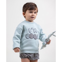 SUDADERA BEBE MINT & POLOLO...