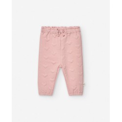 JOGGINS BEBE CORAZONES ROSA