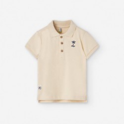 POLO BEBE NIÑO BEIGE