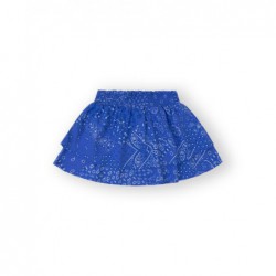 FALDA NIÑA BANDANA AZULONA