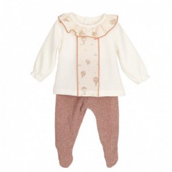 CONJUNTO POLAINA GLOBOS ROSA