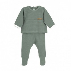 CONJUNTO POLOLO  BEBE VERDE