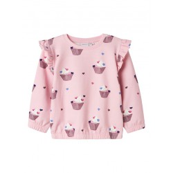 SUDADERA NIÑA CUP CAKE ROSA