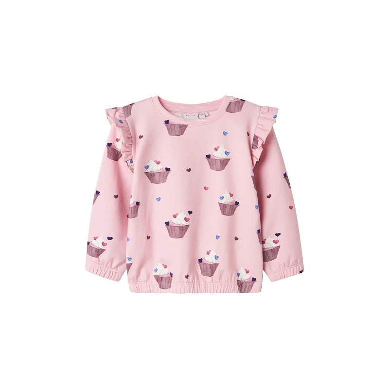 SUDADERA NIÑA CUP CAKE ROSA