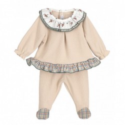 CONJUNTO POLAINA CUADRITOS...