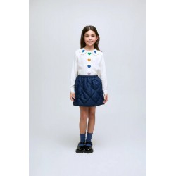 FALDA NIÑA DENIM ACOLCHADO