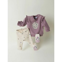 SUDADERA BEBE CUP CAKE