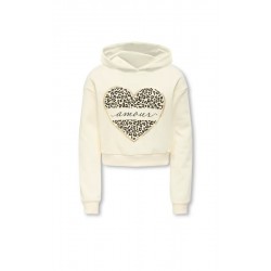 SUDADERA CHICA CORAZON LEO...