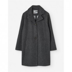 ABRIGO CHICA PAÑO GRIS