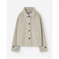 CHAQUETON CHICA CORTO CRUDO