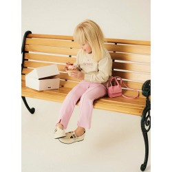 LEGGIN NIÑA FLARE ROSA