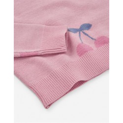 JERSEY NIÑA CEREZAS ROSA