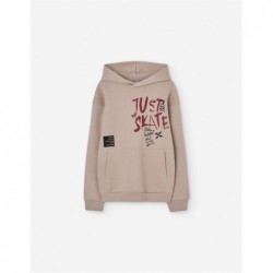 SUDADERA MARRON CHICO SKATE