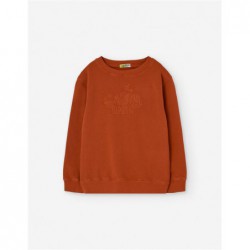 SUDADERA NIÑO TEJA SIN CAPUCHA