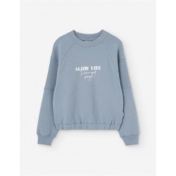 SUDADERA CHICA CELESTE