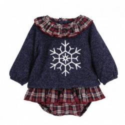 CONJUNTO BEBE NIÑA CUADROS...