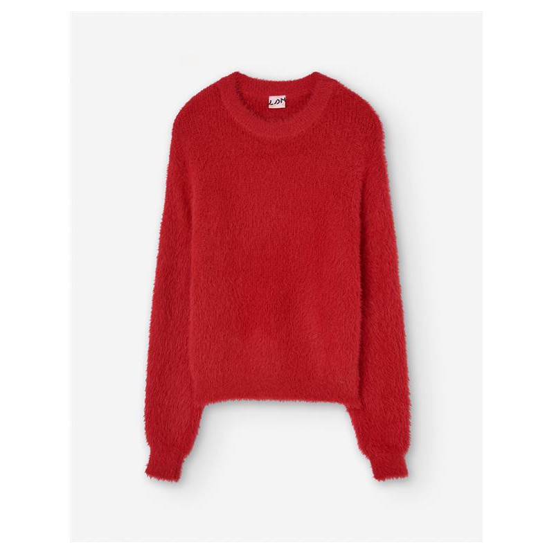 JERSEY CHICA PELITO LUREX ROJO