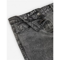 PANTALON DENIM CHICA BRILLO GRIS