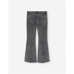 PANTALON DENIM CHICA BRILLO GRIS
