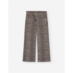 PANTALON DENIM CHICA LEOPARDO