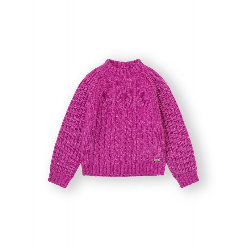 JERSEY CHICA TRICOT FUCSIA