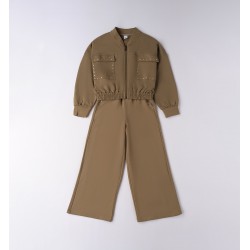 CHANDAL CHICA KHAKI TACHUELAS