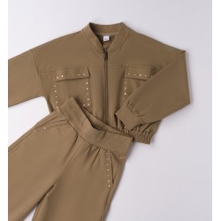 CHANDAL CHICA KHAKI TACHUELAS