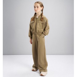 CHANDAL CHICA KHAKI TACHUELAS