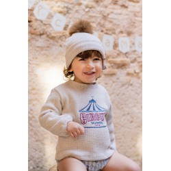 CONJUNTO POLOLO BEBE CIRCO AZUL