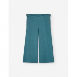 PANTALON NIÑA ANCHO VERDE AGUA