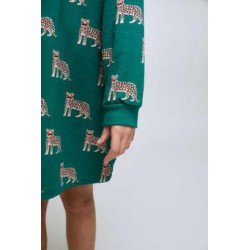 VESTIDO NIÑA TIGRES VERDE COMPAÑIA FANTASTICA