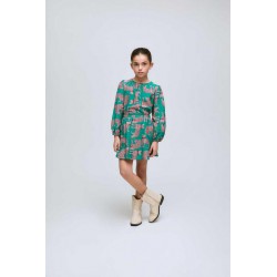 FALDA NIÑA TIGRES VERDE