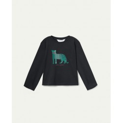 CAMISETA NIÑA TRIGRE NEGRA