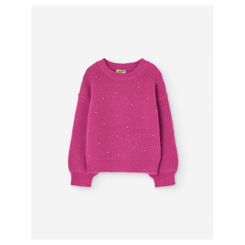 JERSEY NIÑA PERLITAS FUCSIA