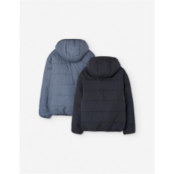 CHAQUETON CHICO REVERSIBLE NEGRO