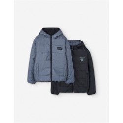 CHAQUETON CHICO REVERSIBLE NEGRO