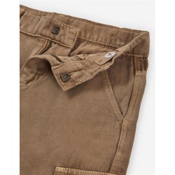 PANTALON CARGO NIÑO TOSTADO