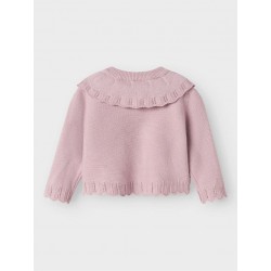 CHAQUETA BEBE NIÑA CUELLO ONDAS