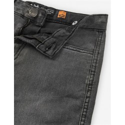 PANTALON DENIM CHICO CARGO NEGRO