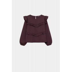 CAMISA TEEN POPELIN VOLANTES