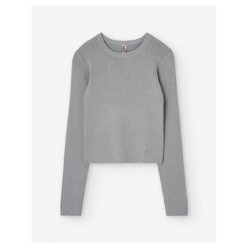 JERSEY CANALE CHICA LUREX PLATA