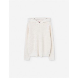 JERSEY CHICA CAPUCHA BLANCO
