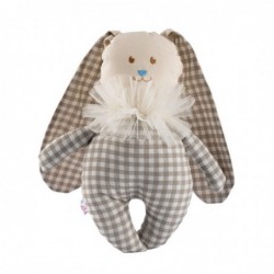 PELUCHE MATEO 34 CM VICHY GRIS